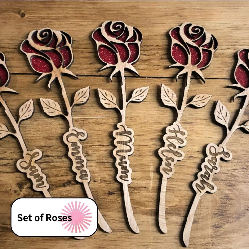 laser cut roses calgary valentines 2024
